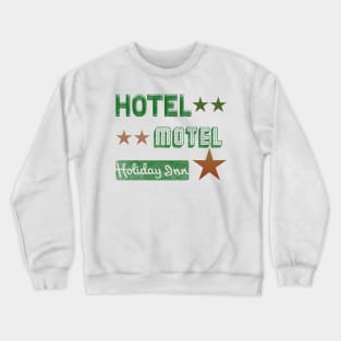 holiday inn ann 5 stars - green solid style Crewneck Sweatshirt